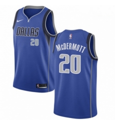 Mens Nike Dallas Mavericks 20 Doug McDermott Swingman Royal Blue Road NBA Jersey Icon Edition 