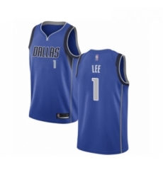 Womens Dallas Mavericks 1 Courtney Lee Swingman Royal Blue Basketball Jersey Icon Edition 