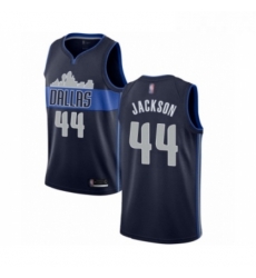 Womens Dallas Mavericks 44 Justin Jackson Swingman Navy Blue Basketball Jersey Statement Edition 