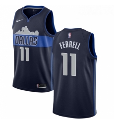 Womens Nike Dallas Mavericks 11 Yogi Ferrell Authentic Navy Blue NBA Jersey Statement Edition 