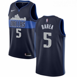 Youth Nike Dallas Mavericks 5 Jose Juan Barea Authentic Navy Blue NBA Jersey Statement Edition