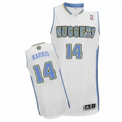 Youth Adidas Denver Nuggets 14 Gary Harris Authentic White Home NBA Jersey