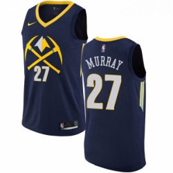 Youth Nike Denver Nuggets 27 Jamal Murray Swingman Navy Blue NBA Jersey City Edition