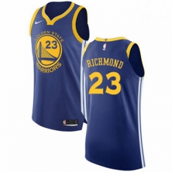 Mens Nike Golden State Warriors 23 Mitch Richmond Authentic Royal Blue Road NBA Jersey Icon Edition