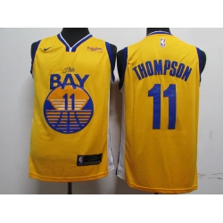 Warriors 11 Klay Thompson Blue 2020 New Nike Swingman Jersey