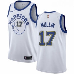 Womens Nike Golden State Warriors 17 Chris Mullin Swingman White Hardwood Classics NBA Jersey