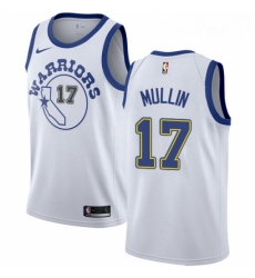 Youth Nike Golden State Warriors 17 Chris Mullin Swingman White Hardwood Classics NBA Jersey