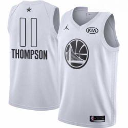 Youth Nike Jordan Golden State Warriors 11 Klay Thompson Swingman White 2018 All Star Game NBA Jersey