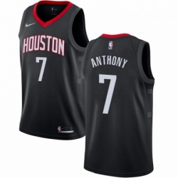 Mens Nike Houston Rockets 7 Carmelo Anthony Swingman Black NBA Jersey Statement Edition 