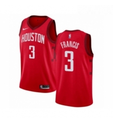 Youth Nike Houston Rockets 3 Steve Francis Red Swingman Jersey Earned Edition