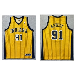Men Reebok Ron Artest Indiana Pacers 91 Malice In The Palace Pinstripe Jersey