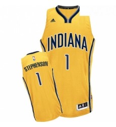 Youth Adidas Indiana Pacers 1 Lance Stephenson Swingman Gold Alternate NBA Jersey 