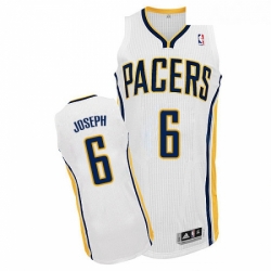 Youth Adidas Indiana Pacers 6 Cory Joseph Authentic White Home NBA Jersey 