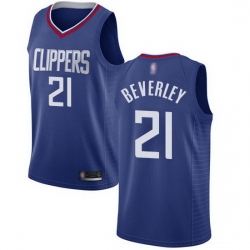 Clippers  21 Patrick Beverley Blue Basketball Swingman Icon Edition Jersey