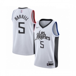 Clippers 5 Montrezl Harrell White Basketball Swingman City Edition 2019 20 Jersey