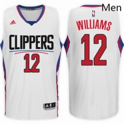 Los Angeles Clippers 12 Louis Williams Home White New Swingman Stitched NBA Jersey 