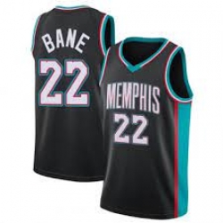 Men Memphis Grizzlies #22 Desmond Bane black 2021 City Edition jersey
