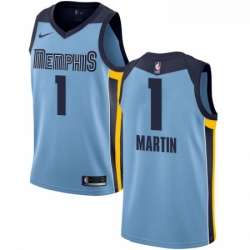 Youth Nike Memphis Grizzlies 1 Jarell Martin Swingman Light Blue NBA Jersey Statement Edition 