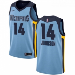 Youth Nike Memphis Grizzlies 14 Brice Johnson Authentic Light Blue NBA Jersey Statement Edition 