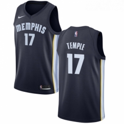 Youth Nike Memphis Grizzlies 17 Garrett Temple Swingman Navy Blue Road NBA Jersey Icon Edition 