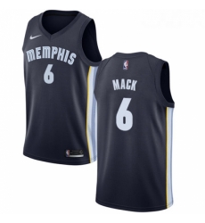 Youth Nike Memphis Grizzlies 6 Shelvin Mack Swingman Navy Blue NBA Jersey Icon Edition 