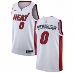 Mens Nike Miami Heat 0 Josh Richardson Swingman NBA Jersey Association Edition