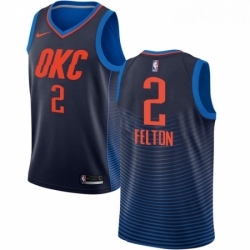 Youth Nike Oklahoma City Thunder 2 Raymond Felton Swingman Navy Blue NBA Jersey Statement Edition 