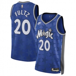 Men Orlando Magic 20 Markelle Fultz Blue 2023 24 Classic Edition Stitched Basketball Jersey