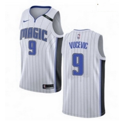 Mens Nike Orlando Magic 9 Nikola Vucevic Swingman NBA Jersey Association Edition