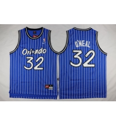 Men's Orlando Magic #32 Shaquille O'Neal Blue Stitched Jersey