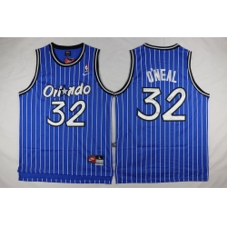Men's Orlando Magic #32 Shaquille O'Neal Blue Stitched Jersey