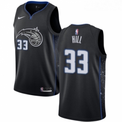 Womens Nike Orlando Magic 33 Grant Hill Swingman Black NBA Jersey City Edition