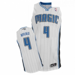 Youth Adidas Orlando Magic 4 Arron Afflalo Authentic White Home NBA Jersey 