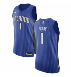 Youth Nike Orlando Magic 1 Jonathan Isaac Authentic Royal Blue Road NBA Jersey Icon Edition