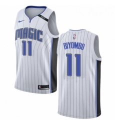 Youth Nike Orlando Magic 11 Bismack Biyombo Authentic NBA Jersey Association Edition