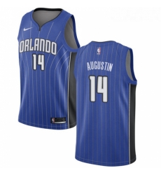 Youth Nike Orlando Magic 14 DJ Augustin Swingman Royal Blue Road NBA Jersey Icon Edition