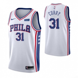 Nike Philadelphia 76ers 31 Seth Curry White NBA Swingman Association Edition Jersey