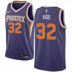 Mens Nike Phoenix Suns 32 Jason Kidd Swingman Purple Road NBA Jersey Icon Edition