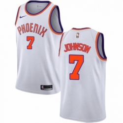 Mens Nike Phoenix Suns 7 Kevin Johnson Authentic NBA Jersey Association Edition