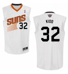 Womens Adidas Phoenix Suns 32 Jason Kidd Swingman White Home NBA Jersey