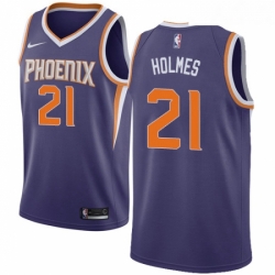 Womens Nike Phoenix Suns 21 Richaun Holmes Swingman Purple NBA Jersey Icon Edition 