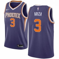 Womens Nike Phoenix Suns 3 Trevor Ariza Swingman Purple NBA Jersey Icon Edition 