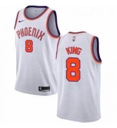 Womens Nike Phoenix Suns 8 George King Swingman White NBA Jersey Association Edition 