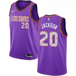 Youth Nike Phoenix Suns 20 Josh Jackson Swingman Purple NBA Jersey 2018 19 City Edition 