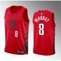 Men Portland Trail Blazers 8 Kris Murray 2023 Draft Red Statement Edition Stitched Basketball Jersey