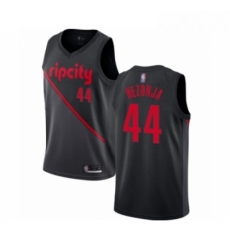 Womens Portland Trail Blazers 44 Mario Hezonja Swingman Black Basketball Jersey 2018 19 City Edition 