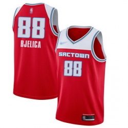 Kings  88 Nemanja Bjelica Red Basketball Swingman City Edition 2019 20 Jersey