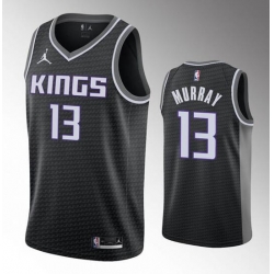 Mens Sacramento Kings #13 Keegan Murray Black Association Edition Stitched NBA Jersey