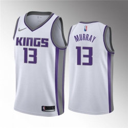 Mens Sacramento Kings #13 Keegan Murray White Association Edition Stitched NBA Jersey