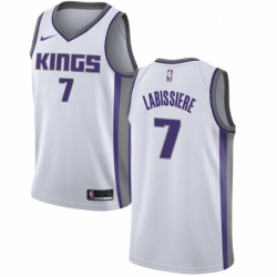 Womens Nike Sacramento Kings 7 Skal Labissiere Swingman White NBA Jersey Association Edition 